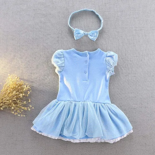 Vista 2 de Lito Angels Disfraz de princesa para bebés y niñas, enterizo para Halloween, Navidad