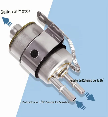 Vista 2 de Kit de adaptador de conexión de línea de inyección de combustible Htostar Racing EFI FI con filtro/regulador 58 PSI compatible con C5 Corvette