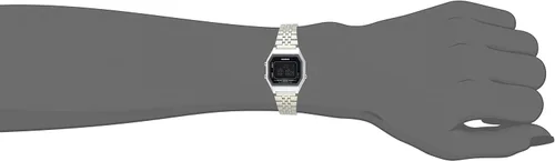 Vista 4 de Casio Reloj retro digital plateado para mujer LA-680WA-1BDF