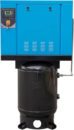 Vista 9 de Compresor de aire de tornillo rotatorio con tanque vertical 10HP 230V 3-Ph Davv-lgjgp007tu2