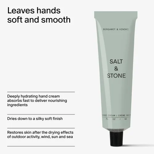 Vista 6 de Salt & Stone Desodorante + Crema de Manos Bergamota & Hinoki