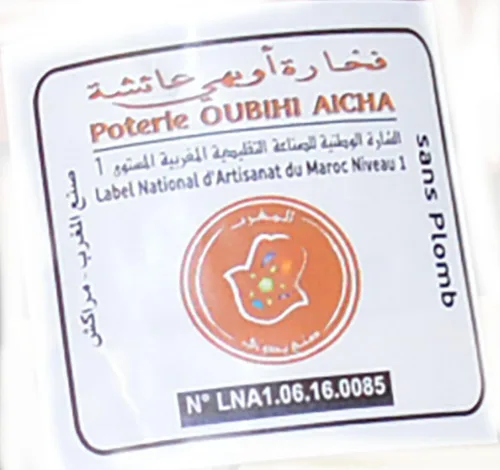 Vista 5 de Marroquí grande sin plomo Tagine de cocina ninguno glaseado 12 pulgadas auténtica comida