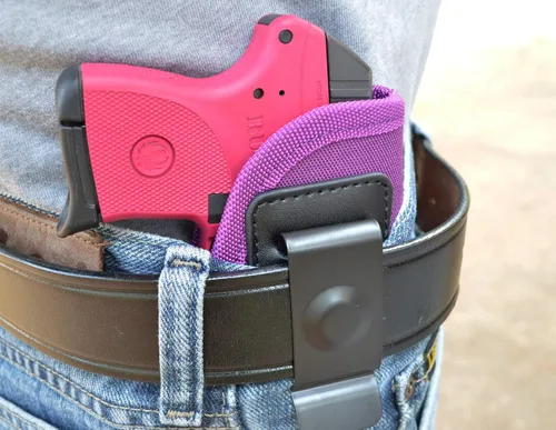 Vista 4 de Funda de transporte oculta para Walther Ruger Sig IWB, color morado