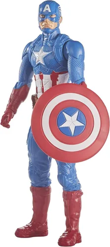 Vista 10 de Marvel Avengers Titan Hero Series Blast Gear - Figura de acción del Capitán América