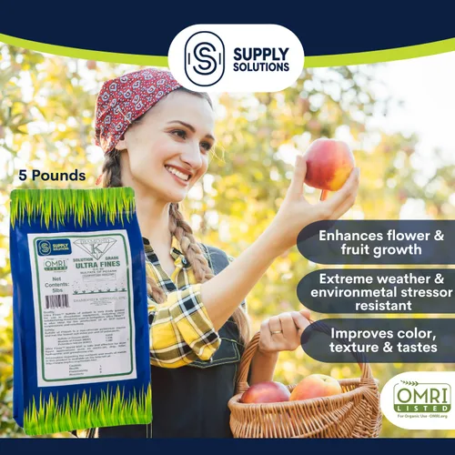 Vista 6 de Supply Solutions Sulfato de potasa 0-0-50 - Fertilizante orgánico de potasa - Adecuado para fertirrigación, sistemas de goteo, foliar, hidroponía