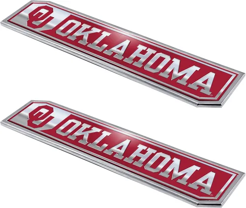 Vista 3 de FANMATS Emblema de camión NCAA Auto NCAA, paquete de 2
