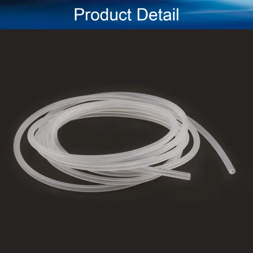Vista 3 de Bettomshin 1 tubo de silicona de 3.3 ft de longitud, 0.039 in de diámetro interior, 0.118 in de diámetro exterior, tubo de goma de silicona flexible