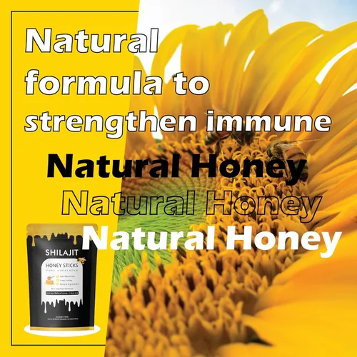 Vista 8 de Paquetes de miel Rone con shilajit del Himalaya, miel natural, azafrán, refuerzo de energía y apoyo inmunológico, más de 85 oligominerales, 75% más