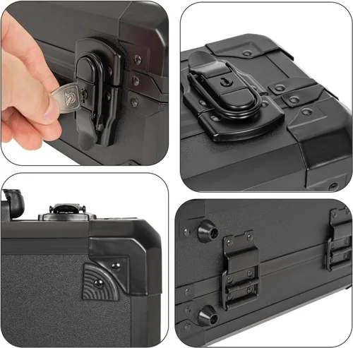 Vista 6 de Funda Protectora Rígida a Prueba de Golpes y Resistente al Agua con Inserción de Espuma Personalizada DIY para Cámara, Laptops, etc, 12.2 X 12.2 X