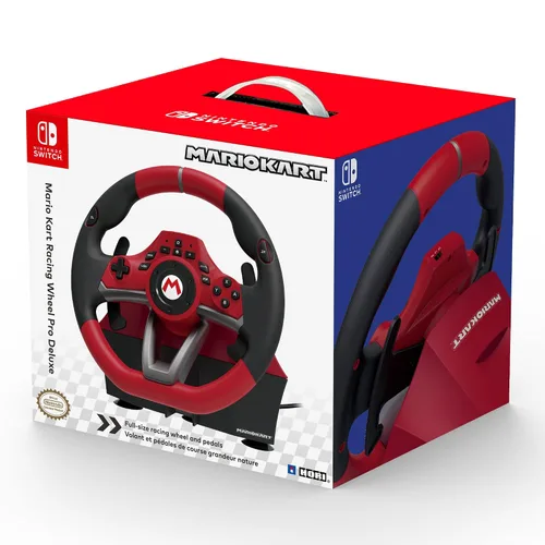 Vista 2 de Nintendo Switch Mario Kart Racing Wheel Pro Deluxe By HORI - Officially Licensed By Nintendo