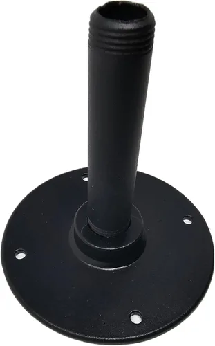 Vista 4 de Brida industrial NPT de media pulgada para iluminación de tuberías de bricolaje. Brida de piso grande de 4.25 ".