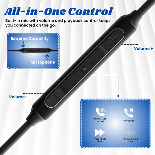 Vista 3 de Auriculares intrauditivos originales Samsung AKG USB-C con micrófono y control remoto, auriculares con cable tipo C para Galaxy S24 S23 S22 S21 S20