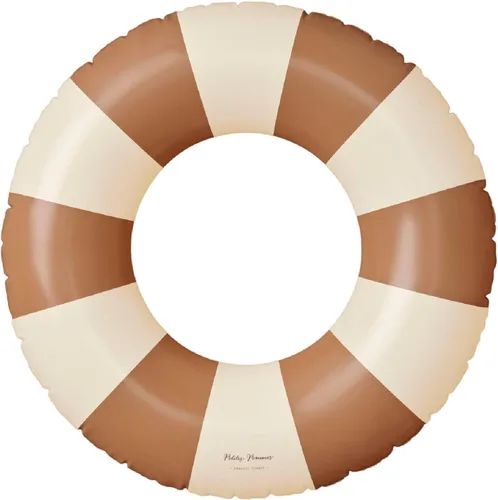 Vista 42 de Petites Pommes Flotador de piscina a rayas para niños y niños pequeños, tubo interior duradero, diseño de rayas clásico impreso a mano, dona