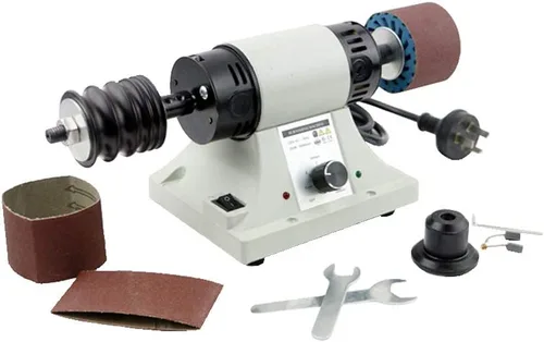 Vista 7 de Máquina pulidora de cuero que pule la máquina de pulir el borde del cuero de la máquina de pulir 110V 0-8000RPM con la manija flexible del eje