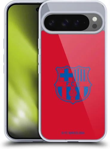Vista 28 de Head Case Designs Funda de gel con licencia oficial del FC Barcelona Barca Crest Patterns [protección de grado militar] compatible con Google Pixel 3