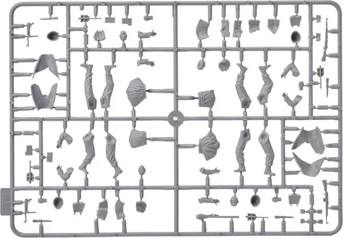 Vista 2 de Master Box Models 1/35 "Infantería alemana" Europa Occidental 1944-45, juego de 4 figuras