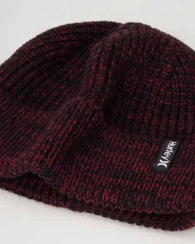 Vista 4 de Hurley Gorro con puños para hombre, clásico de peso medio, suelto, de invierno, para hombre