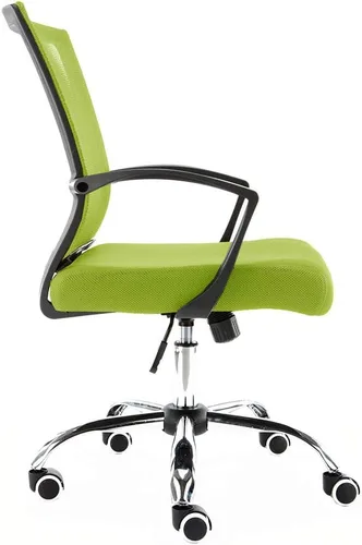 Vista 4 de Modern Home ZUNA-BKLIME - Silla de oficina, negro/lima Negro/Lime