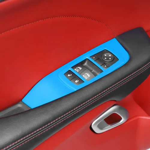 Vista 6 de Voodonala Cubierta del panel de elevación de ventana para Dodge Challenger 2015-2024, accesorios para Dodge Challenger 2015-2024