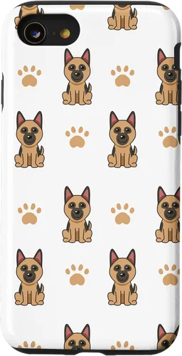 Vista 18 de Funda con diseño de pastor alemán para iPhone 16