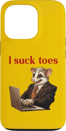 Vista 10 de Funda para iPhone 12 Pro Max Funny Feet Lover Lamiendo los dedos del pie Humor extraño I Chuck Toes