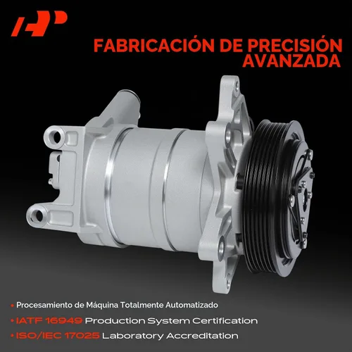 Vista 3 de Compresor de aire acondicionado A-Premium con embrague