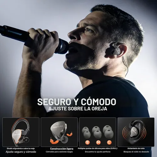 Vista 6 de Phenyx Pro Auriculares híbridos con monitor intrauditivo de doble controlador PME-20