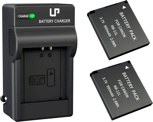 Vista 8 de LP Batería NB-11L, paquete de 2 baterías de 1000 mAh compatibles con Canon PowerShot A2300, A2400, A2500, A2600, A3400 es, A3500 es, A4000 es, ELPH