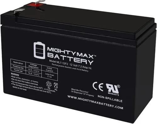 Vista 8 de Mighty Max Battery Batería de repuesto de 12V 7Ah F2 para APC/UPS RBC110 RBC24 RBC17-6 Pack
