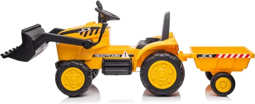Vista 6 de Freddo Toys Excavadora de 12 V para niños pequeños de 3 a 8 años. Luces LED. Control remoto parental