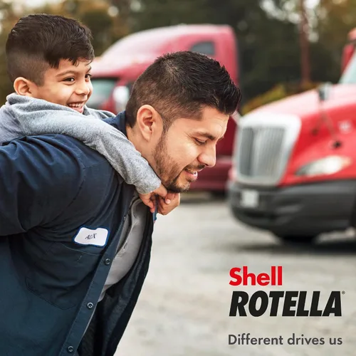 Vista 4 de Shell Rotella Aceite de motor diesel T1 SAE 40, cubo de 5 galones