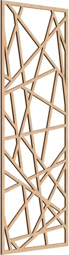 Vista 79 de Conway Paneles de pared decorativos de madera con calado, 9 3/8 pulgadas de ancho x 24 3/8 pulgadas de alto x 1/4 de alto, aliso