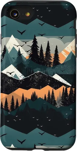 Vista 18 de iPhone 16 Abstract Outdoor Landscape Aesthetic Mountain Case