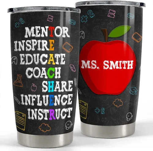 Vista 22 de SANDJEST Taza personalizada para mejores amigas de 20oz y 30oz con tapa - Regalo para mejores amigas, mujeres, niñas, hermana - Navidad, cumpleaños