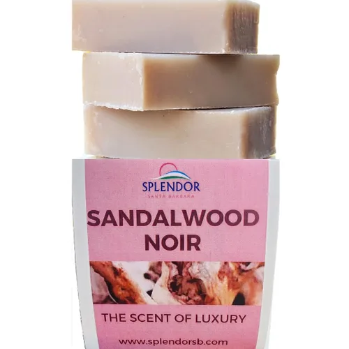 Vista 3 de Splendor - Jabón en barra de aceite esencial de romero y lavanda, hecho a mano, vegano, natural, jabón de proceso en frío para cabello, cuerpo