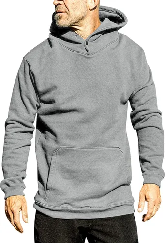 Vista 2 de ZIWOCH Sudadera con capucha para hombre, sudadera con capucha de forro polar para deportes activos