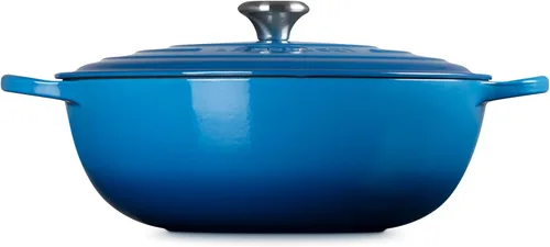 Vista 3 de Le Creuset Signature Horno de Chef de Hierro Fundido, 7.5qt, Marseille