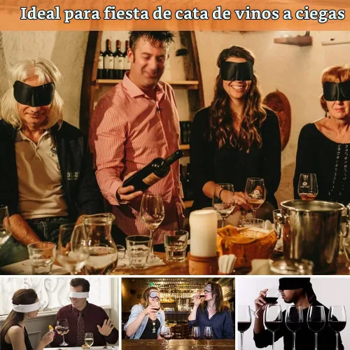 Vista 7 de Shintop 10 bolsas de regalo de vino de arpillera con ventana transparente Rojo