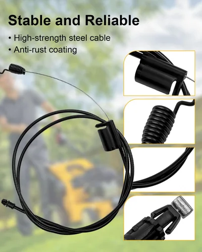 Vista 4 de Cable de control de velocidad 946-05209B para MTD Cub Cadet SC 300 500 HW E Z Series Walk Behind Mowers, cable de transmisión de cortacésped
