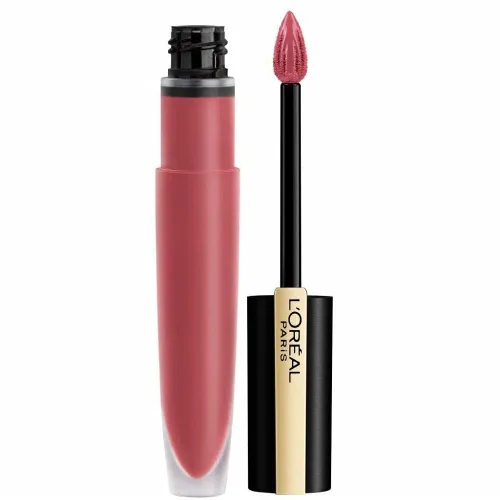 Vista 17 de L'Oréal Paris Makeup Rouge Signature - Tinta de labios mate, Adored Adorado