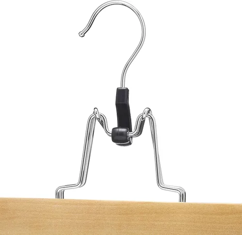 Vista 3 de Whitmor Juego de 5 perchas de madera natural GRADE A