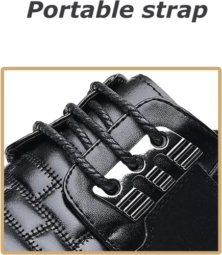 Vista 3 de Zapatos casuales Oxford para hombre Zapatos de negocios Zapatos de cuero de gran tamaño para hombre Zapatos deportivos casuales de gran