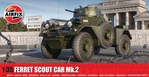 Vista 12 de Airfix British M3 Stuart Honey 1:35 WWII Militar Tanque Armadura de Plástico Modelo Kit A1358