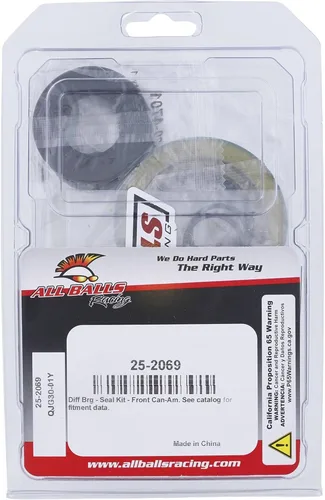 Vista 4 de Kit de juntas y rodamientos de diferencial Compatible con/repuesto para Front Can-Am Commander 1000 Std 25-2069
