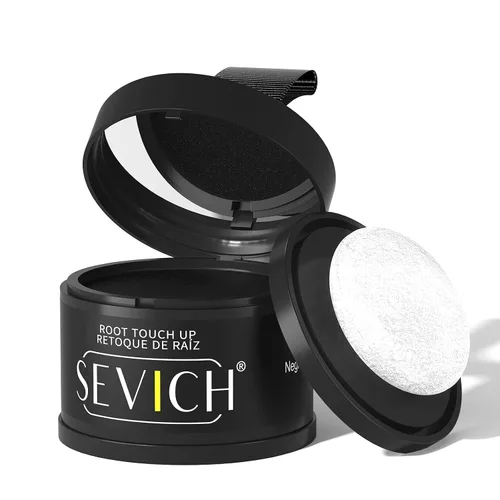 Vista 44 de Polvo para Línea de Cabello Sevich 2.0, Oculta Instantáneamente la Pérdida de Cabello, Polvo para Toque de Raíces, Sombra de Cabello para Mujeres