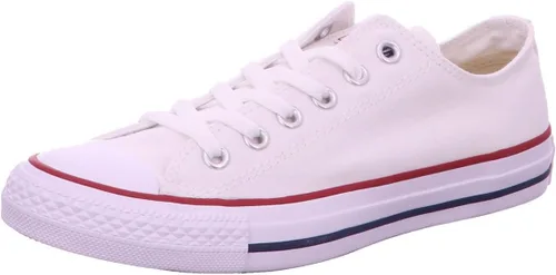 Vista 2 de Converse All Star Chuck Taylor - Tenis de moda de caña baja para hombre, blanco (Optical White)