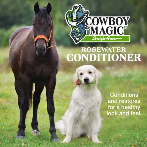Vista 2 de Cowboy Magic Champú de agua de rosas + acondicionador de 32 onzas cada uno