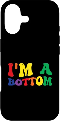 Vista 32 de Funny Gay Pride Rainbow Flag I'm A Bottom Case for iPhone 16