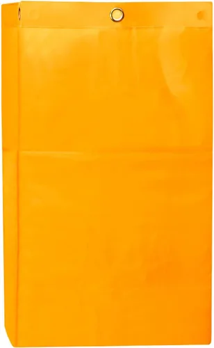 Vista 3 de QWORK Bolsa para carrito de limpieza, 24 galones, impermeable, de gran capacidad, acolchada, para limpieza comercial, repuesto para recoger basura