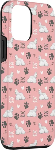 Vista 3 de iPhone 12 mini Cocker Spaniel Mamá Rosa Mujeres Estuche de Regalo